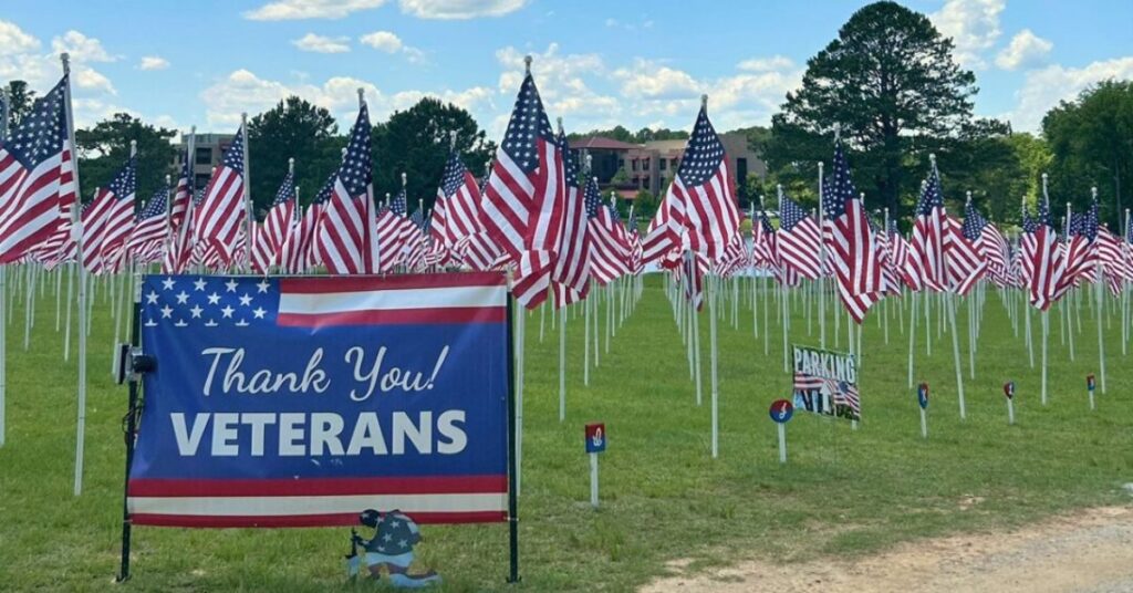 Honoring Our Heroes: Carolina Comfort Air's Support for Joco Flags for Heroes