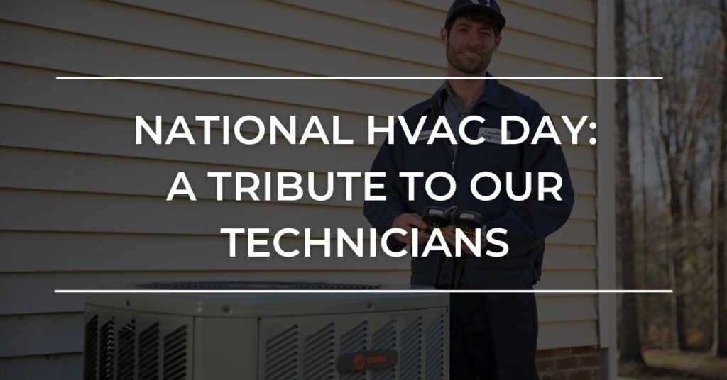 National HVAC, AC, Heating system technician day, professional service for all!